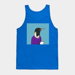 Office Penguin Tank Top